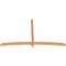 Ekena Millwork Bellingham Timber Gable Bracket, Western Red Cedar, 108"W x 63"H x 3 1/2"D x 3 1/2"F, 14/12 Pitch GBW108X63X0404BEL00SWR - alternate 3